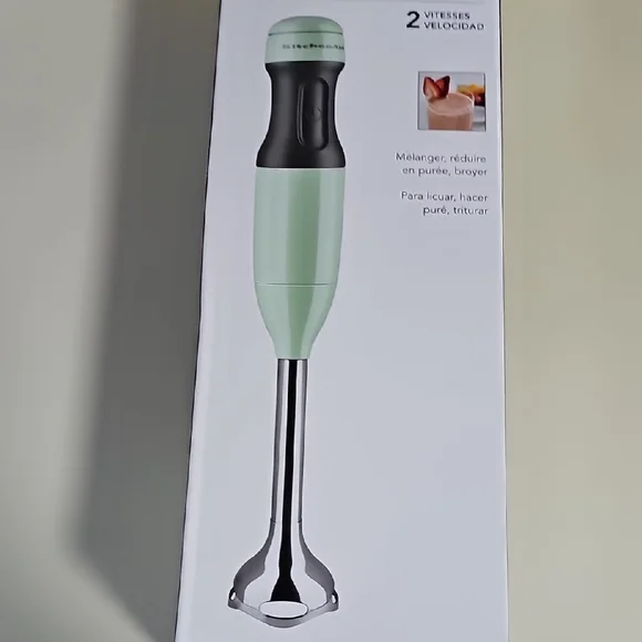 KitchenAid Two-Speed Hand Blender in Mint Green - Picture 4 of 4